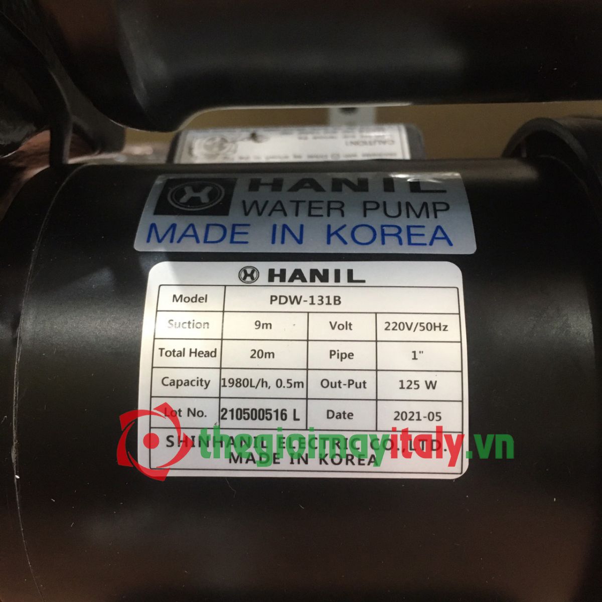 Máy bơm nước tăng áp Hanil PDW 131B