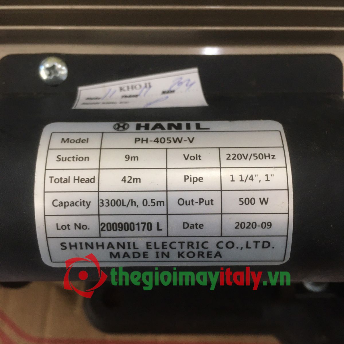 Máy bơm nước chân không Hanil PH 405W