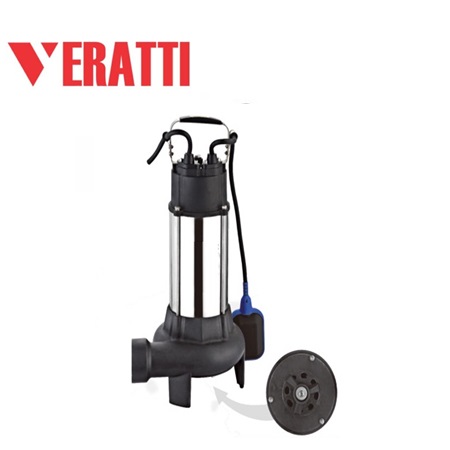 Máy bơm nước thải cánh cắt Veratti VRm 1100DF