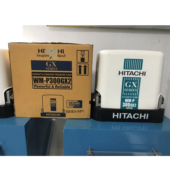 Máy bơm nước tăng áp tự động Hitachi WM-P300GX2-SPV Thùng Vuông