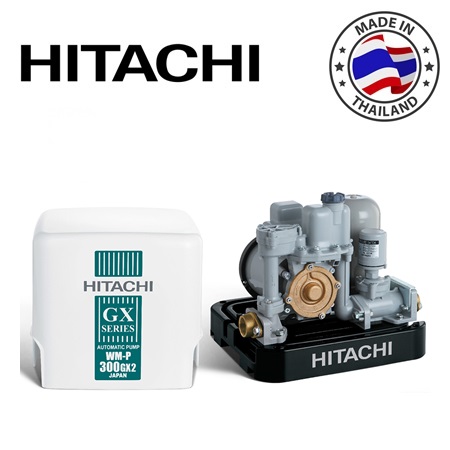 Máy bơm nước tăng áp tự động Hitachi WM-P300GX2-SPV Thùng Vuông