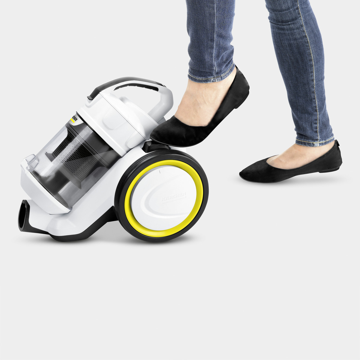 Máy hút bụi không túi Karcher VC 3 Plus Trắng 