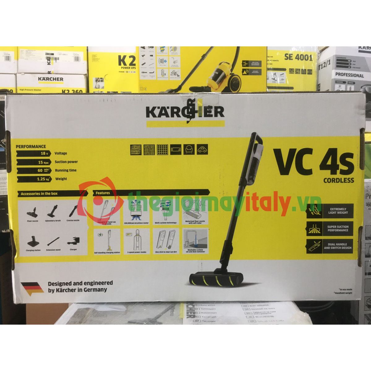 Máy hút bụi cầm tay Karcher VC 4S