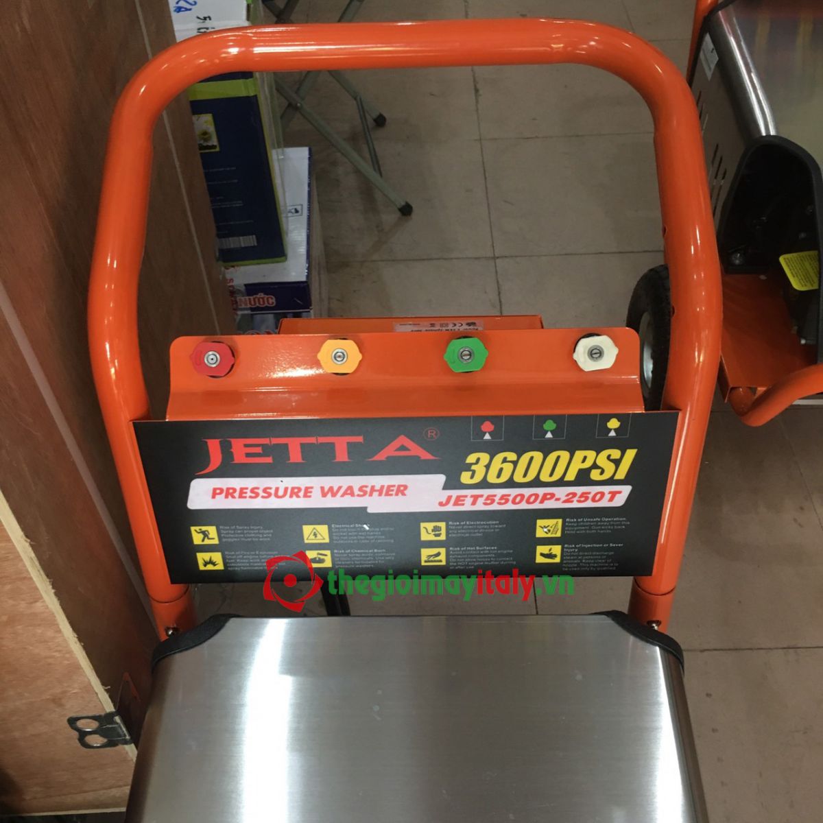 Máy rửa xe Jetta Jet 5500P-250 5,5 Kw 3600 PSI