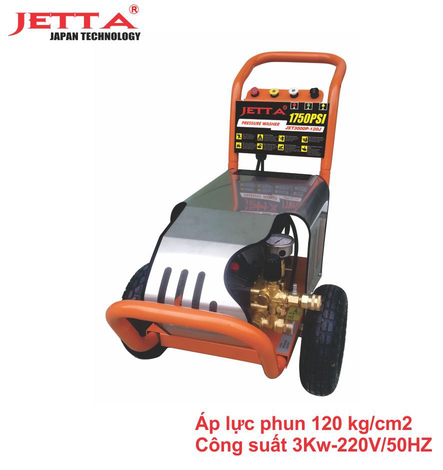 Máy rửa xe Jetta Jet 3000P-120 3 Kw 1750 PSI