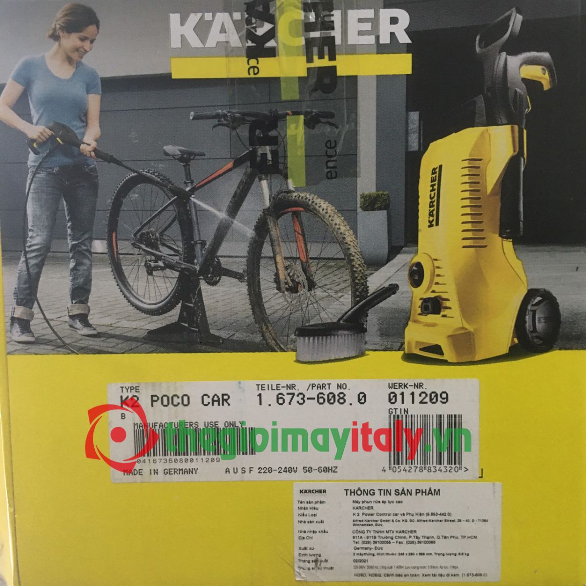 Máy rửa xe karcher K 2 Power Control Car