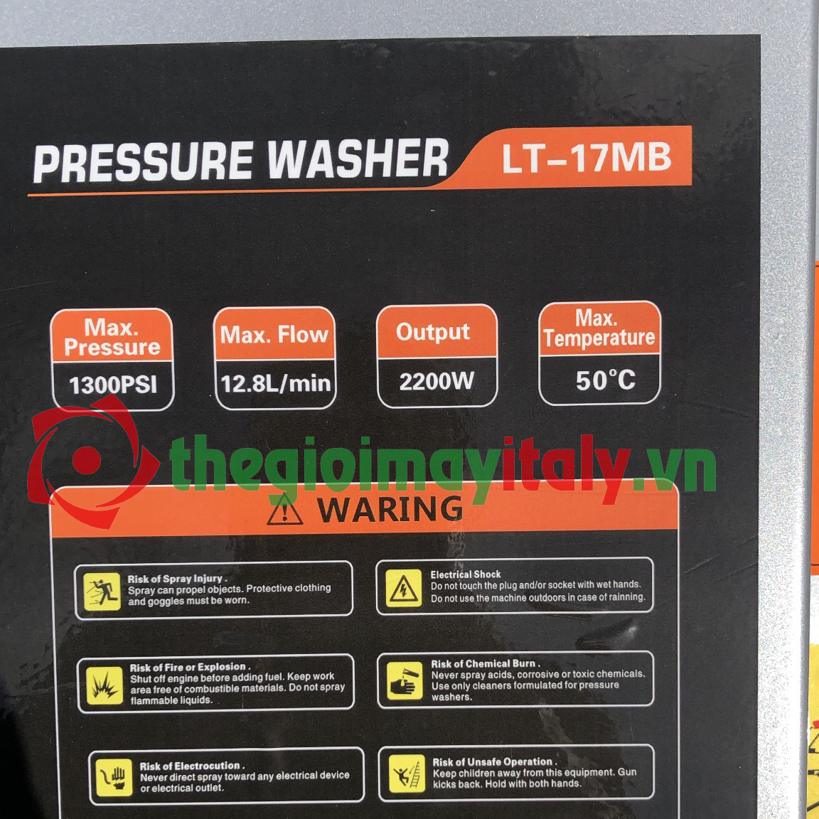 Máy rửa xe Luba 2.2 KW 1300PSI LT 17-MB