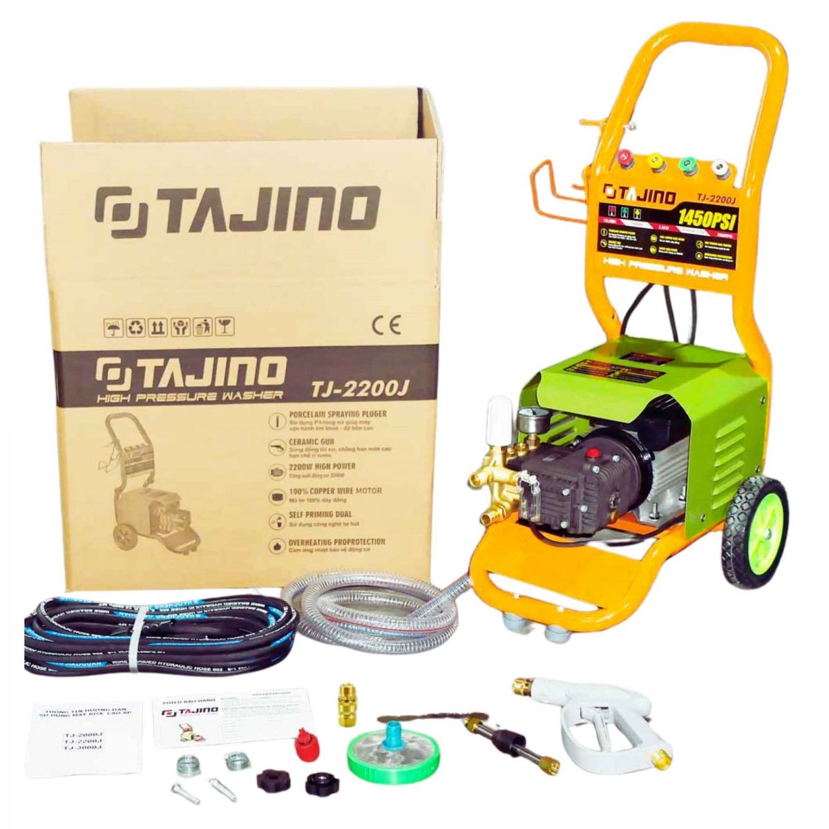 Máy rửa xe cao áp Tajino TJ-2000J 2kw